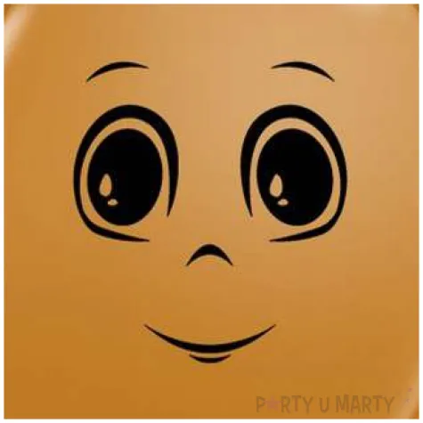 balony twarz meska jasnobrazowy qualatex 6 50 szt