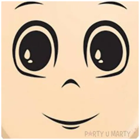 balony twarz meska qualatex 5 100 szt