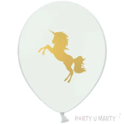 balony unicorn gold mix 11 5 szt