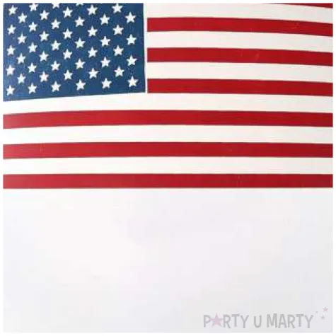 balony usa party biale santex 9 8 szt