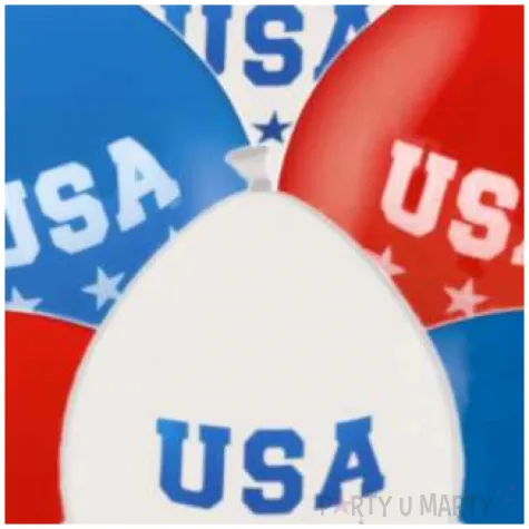 balony usa stany zjednoczone mix boland 10 6 szt
