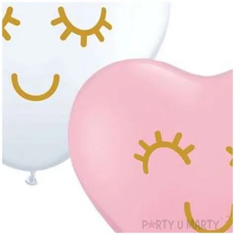 balony usmiechniete serduszka mix qualatex 11 25 szt