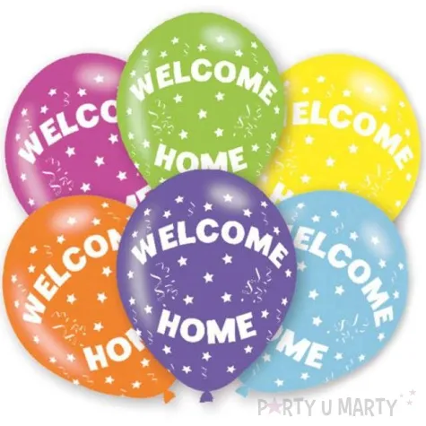 balony welcome home mix amscan 11 6 szt