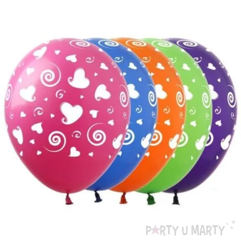 balony wesele i milosc pastel mix show 12 5 szt