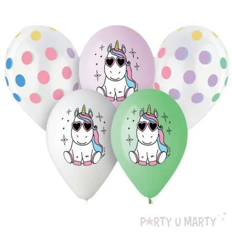 balony wesoly jednorozec gemar 13 5 szt