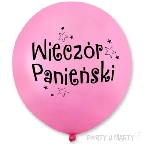 balony wieczor panienski 12 rozowe 5 szt