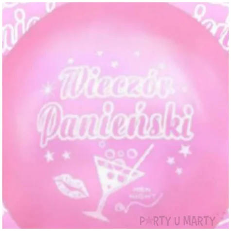 balony wieczor panienski rozowe dekoracje polska 12 5 szt