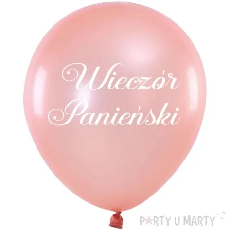 balony wieczor panienski rozowe zloto partypal 12 100 szt