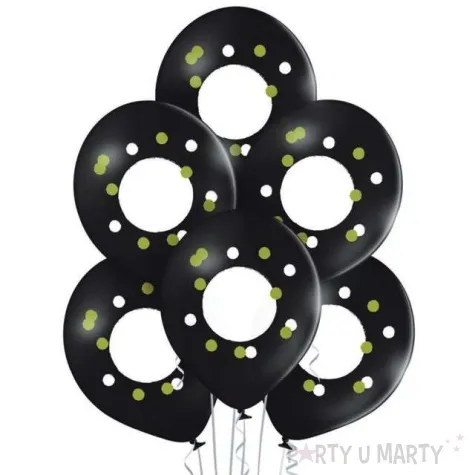 balony wlasne zyczenia pastel czarny belbal 12 6 szt