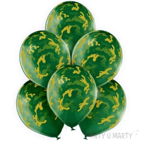 balony wojskowe moro zielony belbal 12 50 szt