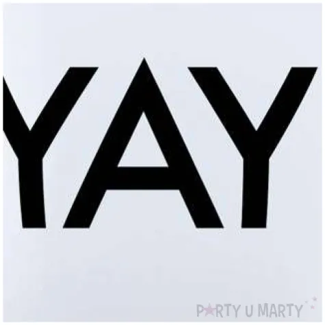 balony yay biale qualatex 36 2 szt