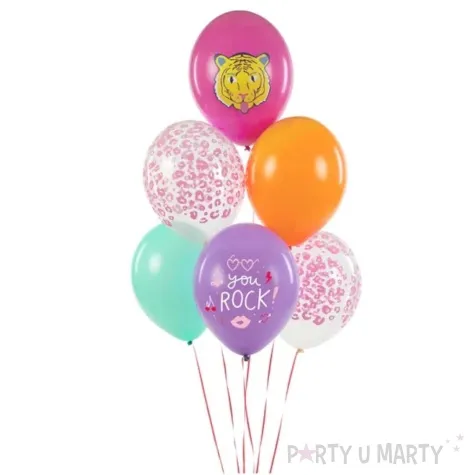 balony you rock tygrys partydeco 12 50 szt