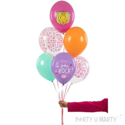 balony you rock tygrys partydeco 12 50 szt