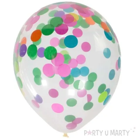 balony z konfetti classic mix folat 12 4 szt