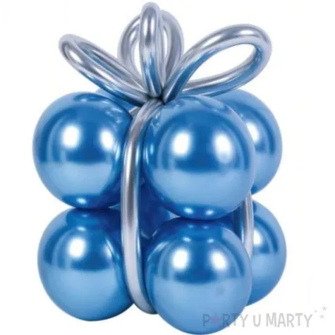 balony zestaw prezent niebieskie partypal 8 szt