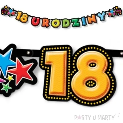 baner 18 urodziny 198 cm