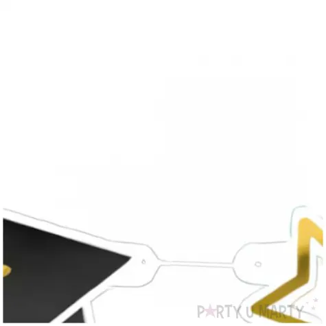 baner absolwent czarno zloty boland 300 cm