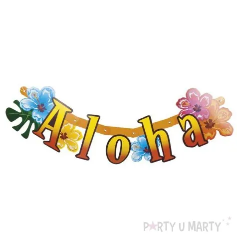 baner aloha kwiaty boland 83 cm