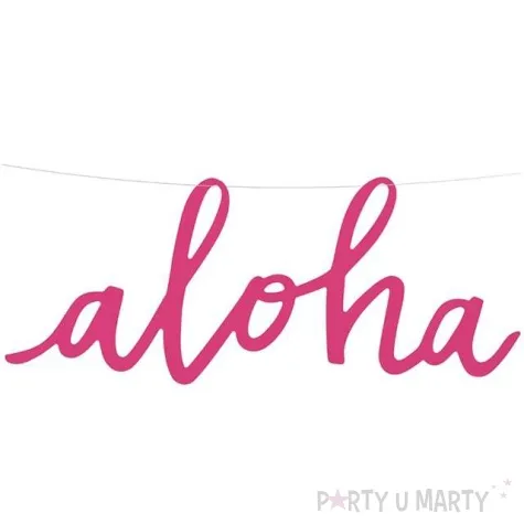 baner aloha partydeco 47 cm