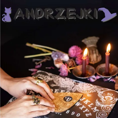 baner andrzejki fioletowo czarny 1 5 m