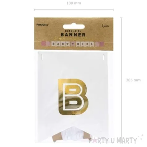 baner baby girl mix partydeco 175 cm