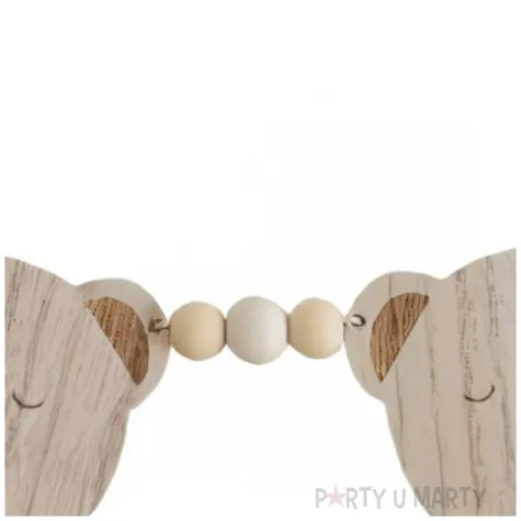 baner baby mis drewniany ginger ray 1 5 m