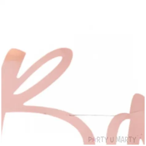 baner baby shower rose gold amscan 150 cm