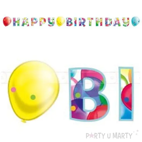 baner balloons amscan 176 cm