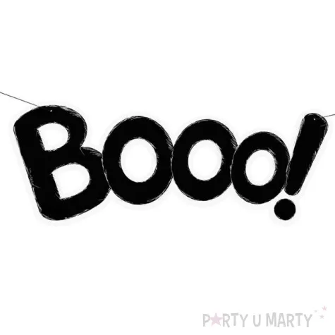 baner booo czarny 68cm