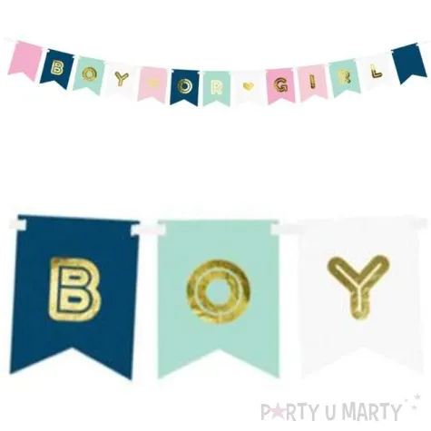 baner boy or girl mix partydeco 175 cm