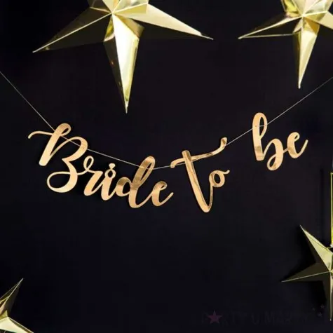 baner bride to be partydeco 80 cm