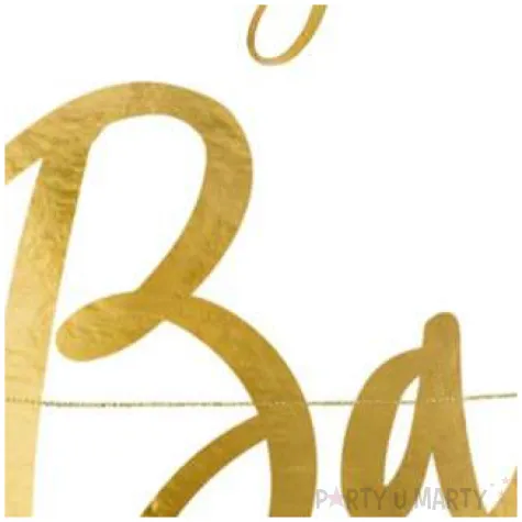 baner bubbly bar zloty partydeco 83 cm