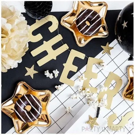 baner cheers partydeco zloty 50 cm