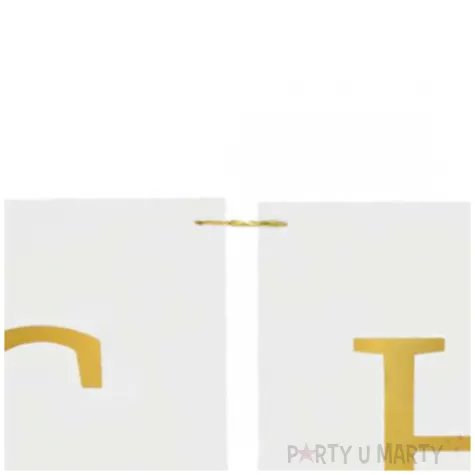 baner chrzest swiety bialy partydeco 2 m