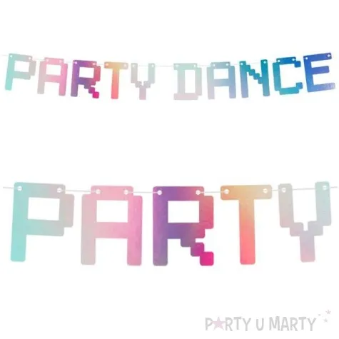 baner electric holo opalizujacy partydeco 130 cm