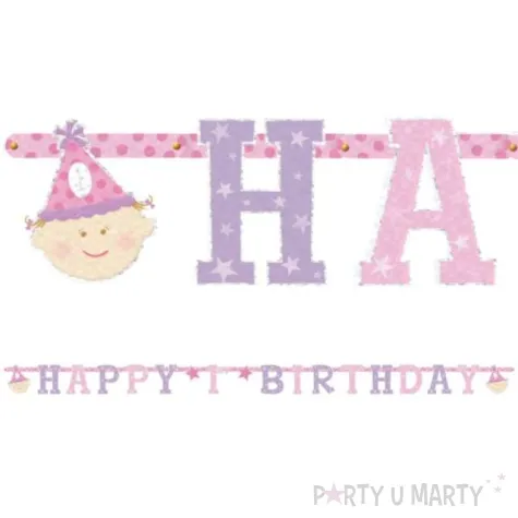baner first birthday 2 9 m x 17 7 cm 1 szt