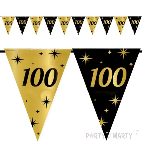 baner flagi 100 urodziny classy party 10m pd party