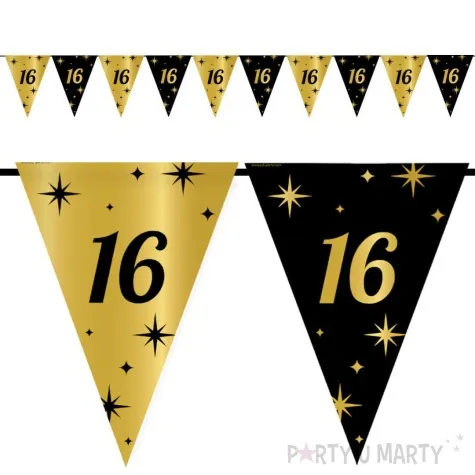 baner flagi 16 urodziny classy party 10m pd party