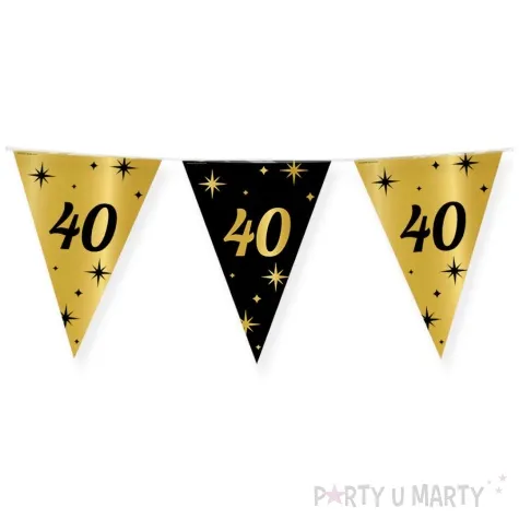 baner flagi 40 urodziny classy party 10m pd party