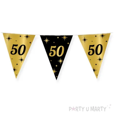 baner flagi 50 urodziny classy party 10m pd party