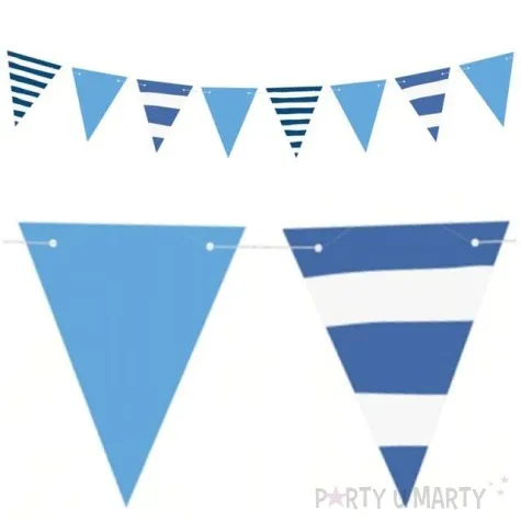 baner flagi ahoy flagietki mix partydeco 130 cm
