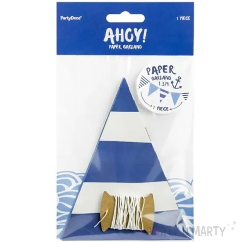 baner flagi ahoy flagietki mix partydeco 130 cm