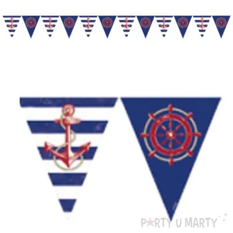 baner flagi anchors aweigh amscan 365 cm
