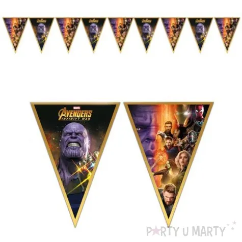 baner flagi avengers infinity war procos 230 cm
