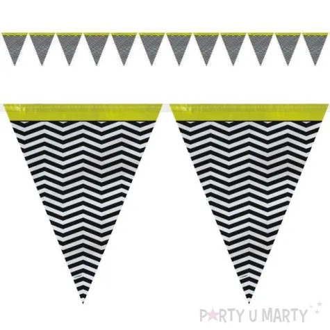 baner flagi chevron czarny unique 365 cm