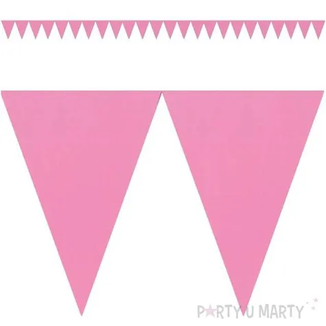 baner flagi classic diy rozowy jasny 450 cm