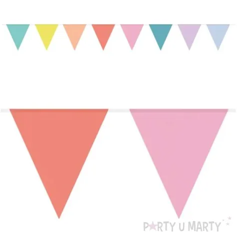 baner flagi classic pastel mix folat 1000 cm