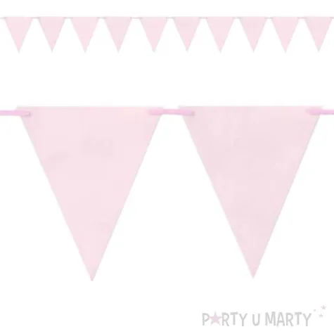 baner flagi classic rozowy dekoracjepolska 160 cm