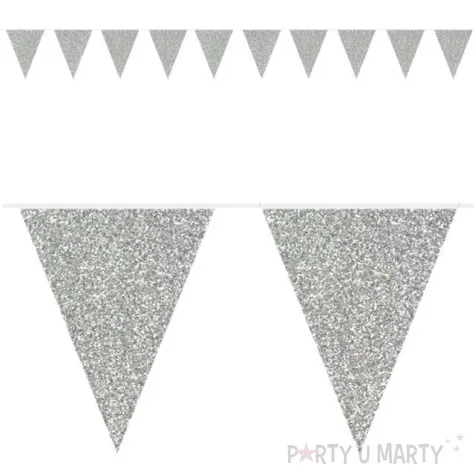 baner flagi classic srebrny brokatowy folat 600 cm