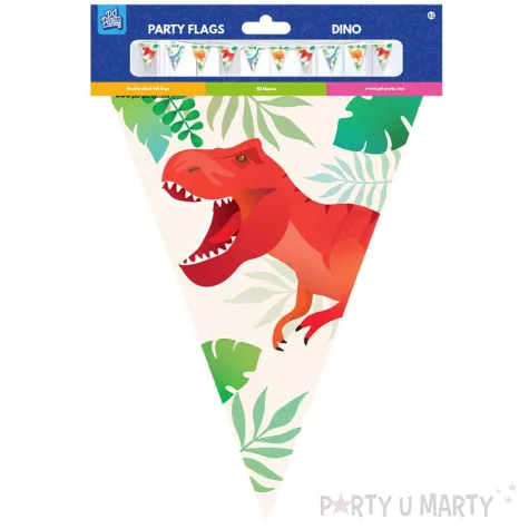 baner flagi dinozaury pd dino 10m pd party